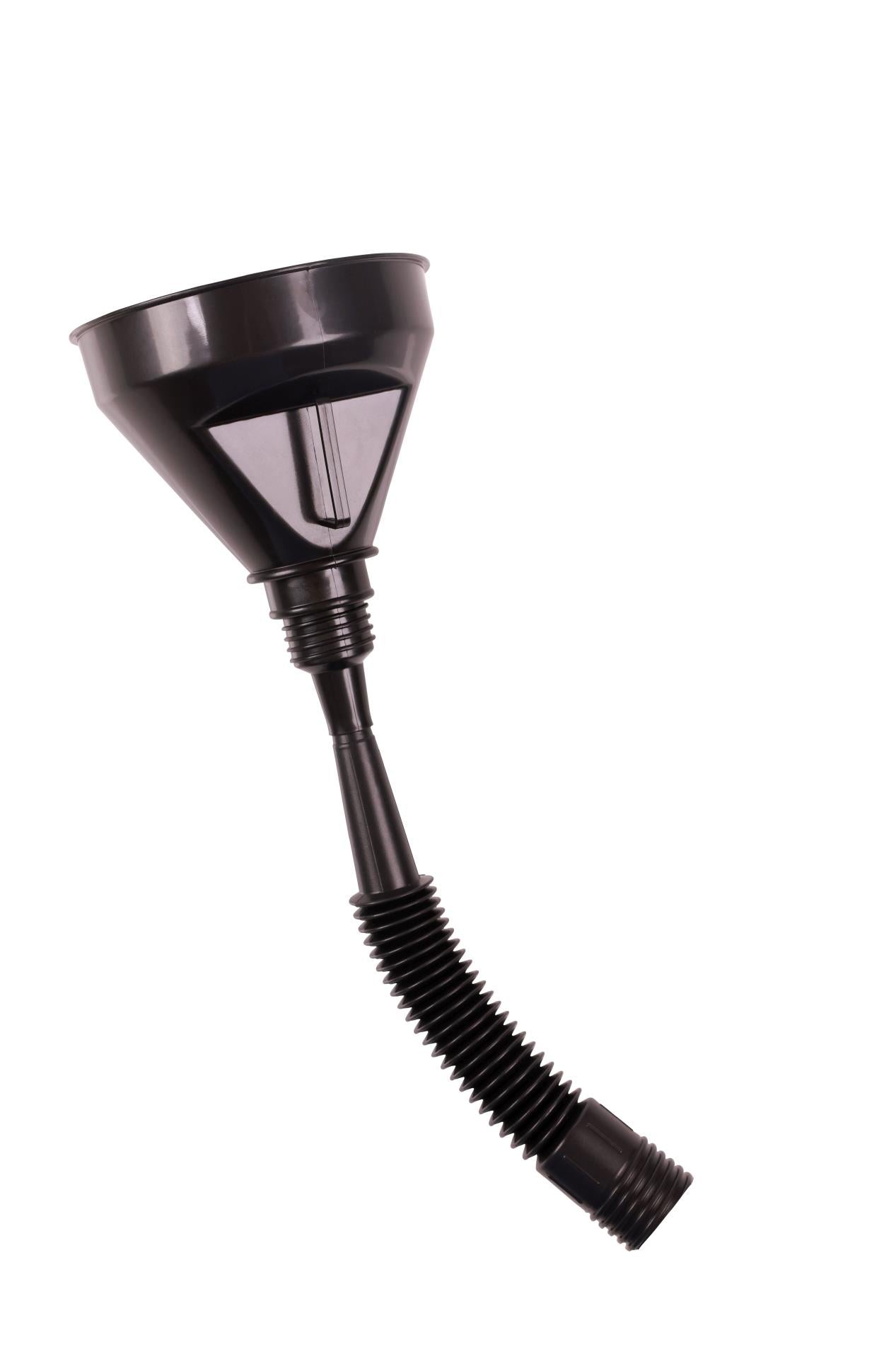 4-Open Mouth Gag Head Harness with Funnel - Black-4