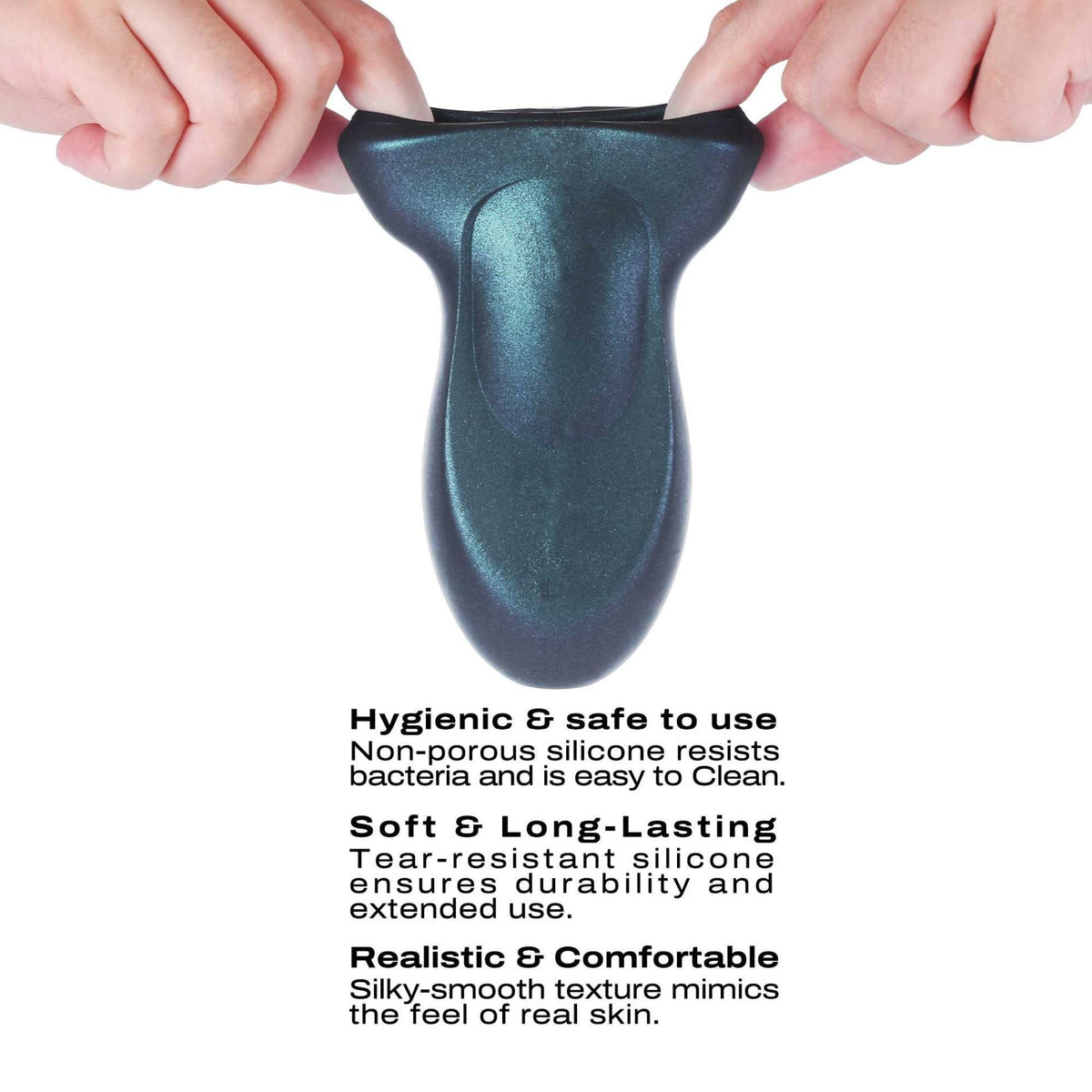 5-Masturbator silikonowy Dorcel Dual Sensation 14 cm-5