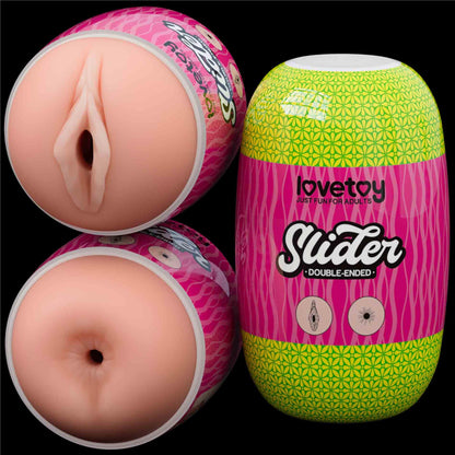 4-Slider Double-Ended Masturbator Vagina and Anus-4