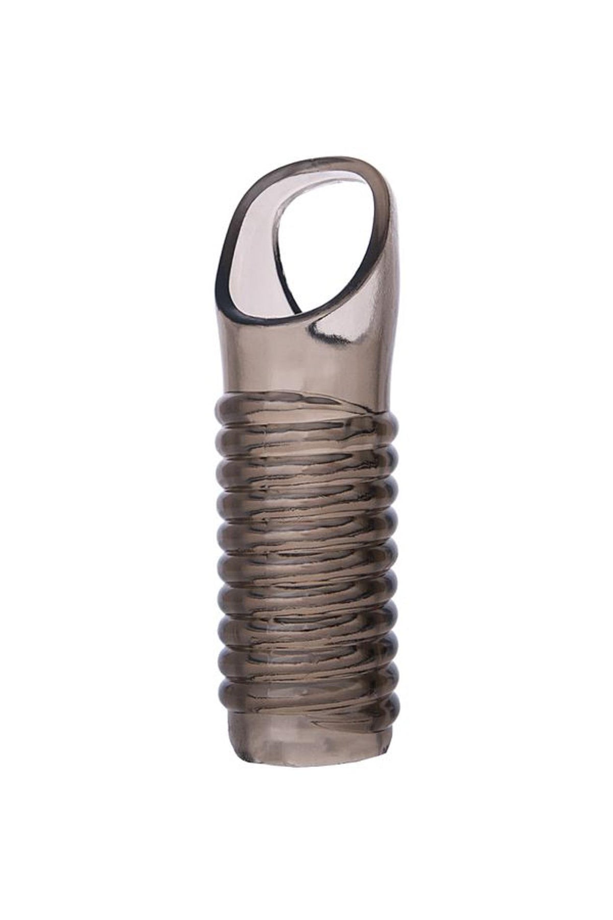1-Nakładka na penisa XLover TPE przezroczysty czarny 11 cm-1