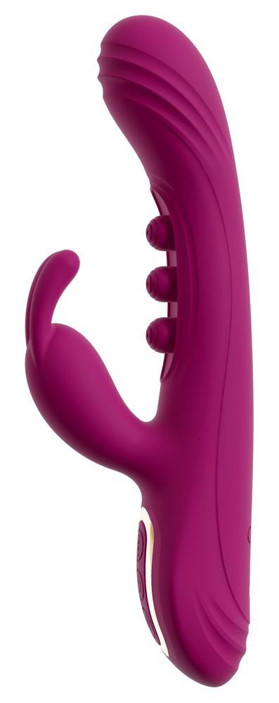 1-Wibrator króliczek Javida 2F squirt silikonowy USB 22,5 cm-1