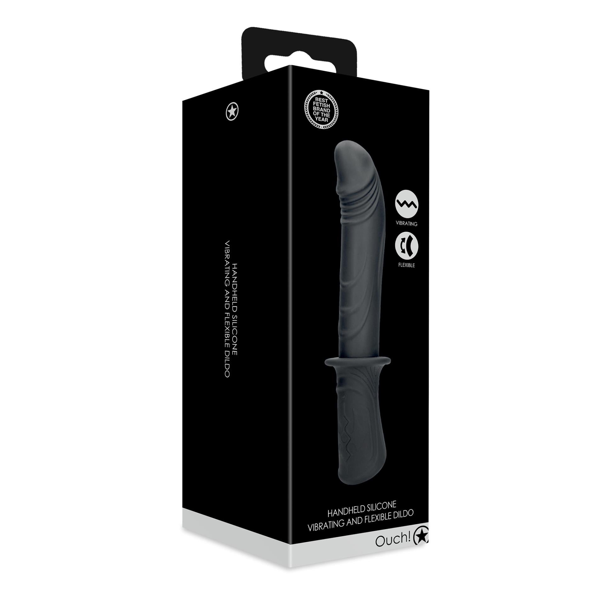 4-Hand Held Vibrating Sex Machine - Black-4