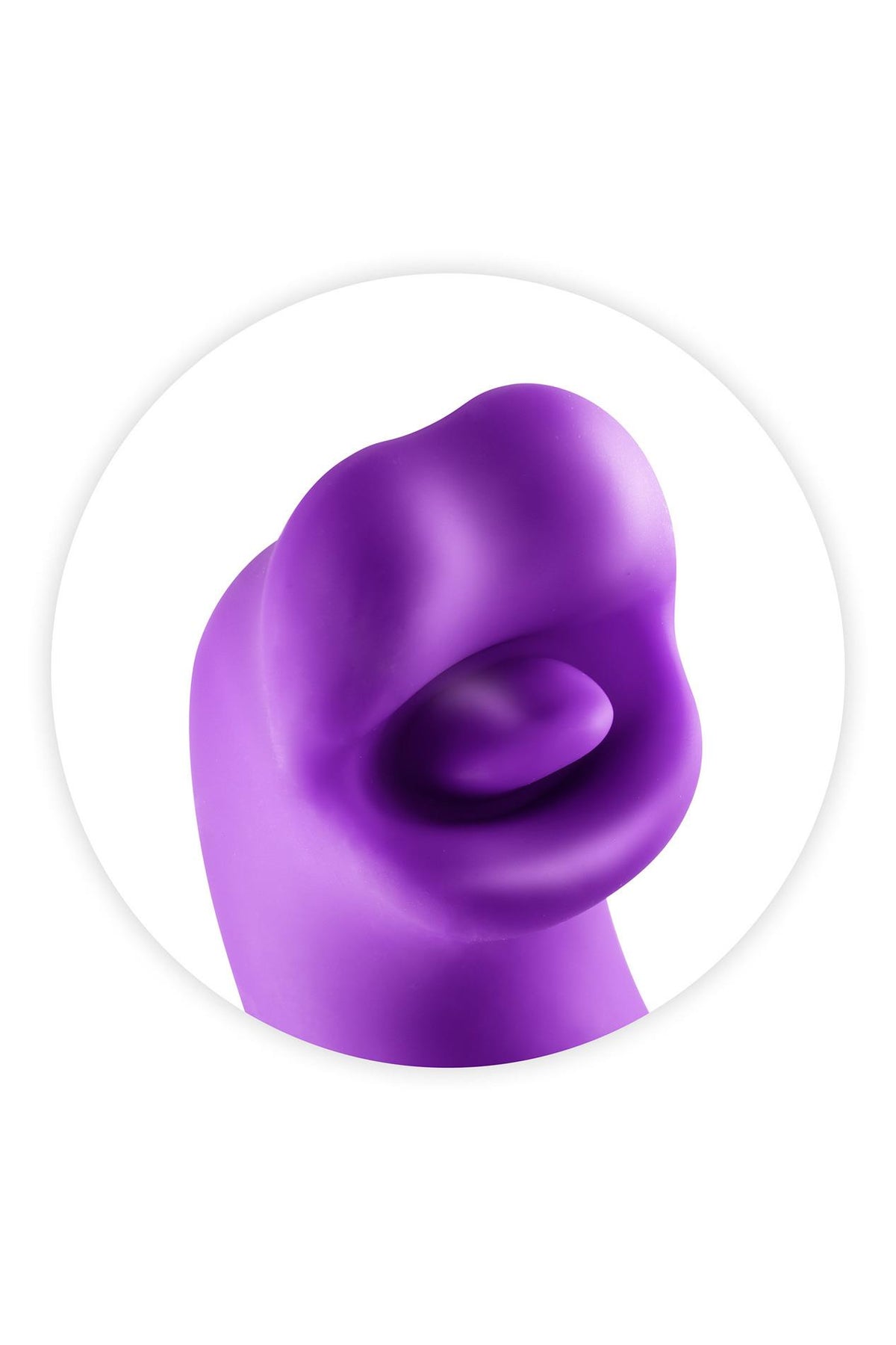 3-Wibrator króliczek Yoba Kissy 3w1 fioletowy USB 17,6 cm-3