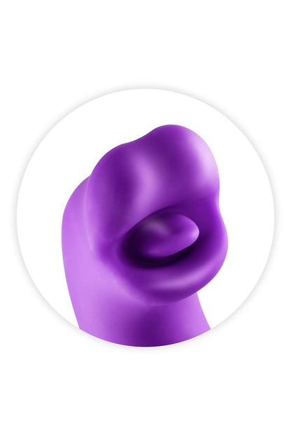 3-Wibrator króliczek Yoba Kissy 3w1 fioletowy USB 17,6 cm-3