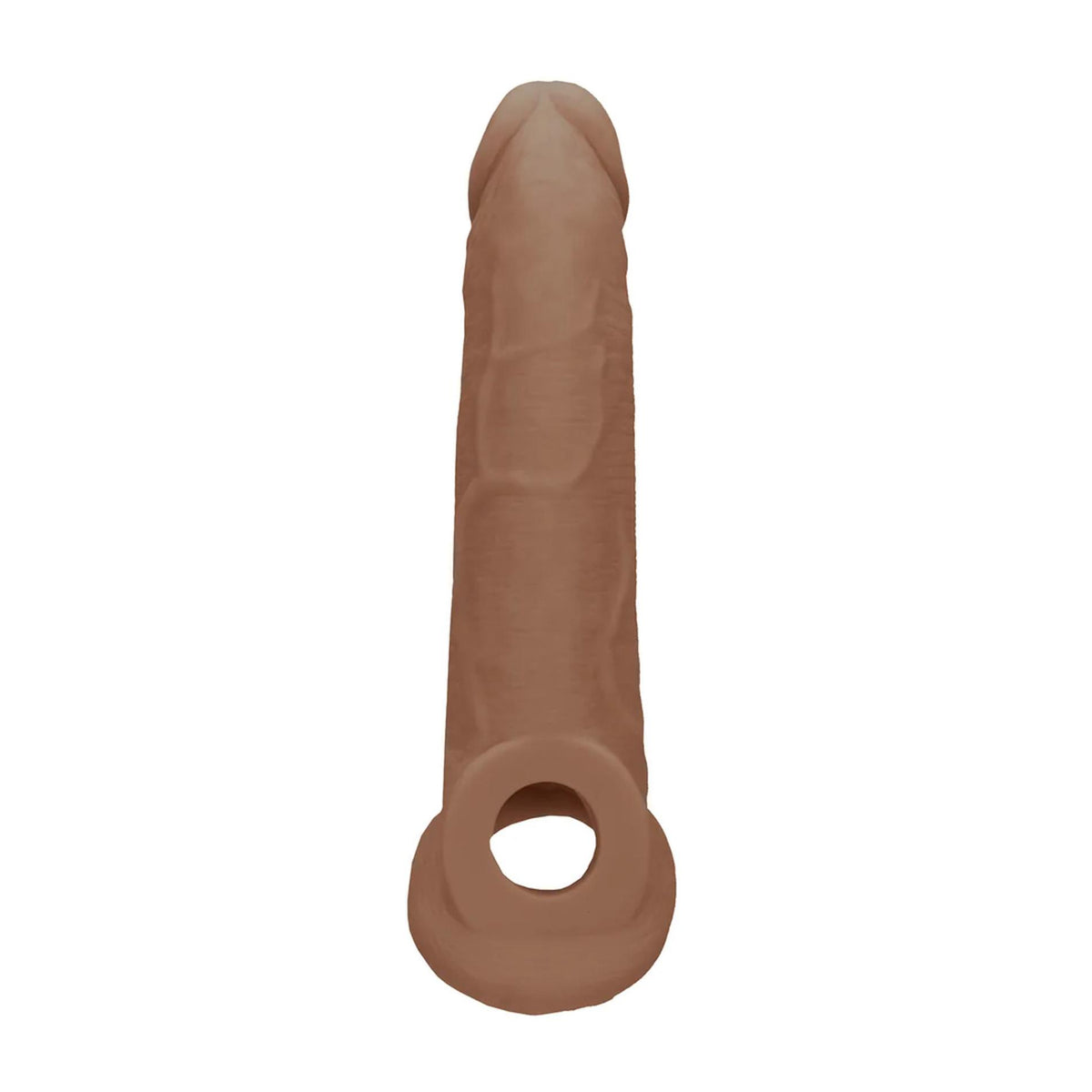 3-Superrealistyczna przedłużka na penisa RealRock TPE 20 cm-3