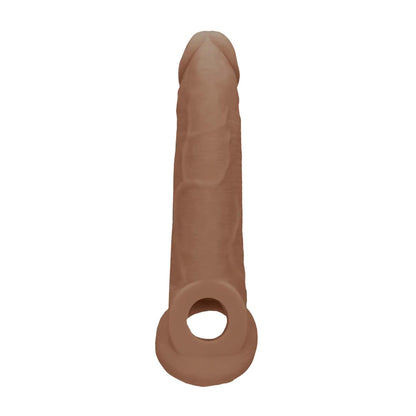 3-Superrealistyczna przedłużka na penisa RealRock TPE 20 cm-3
