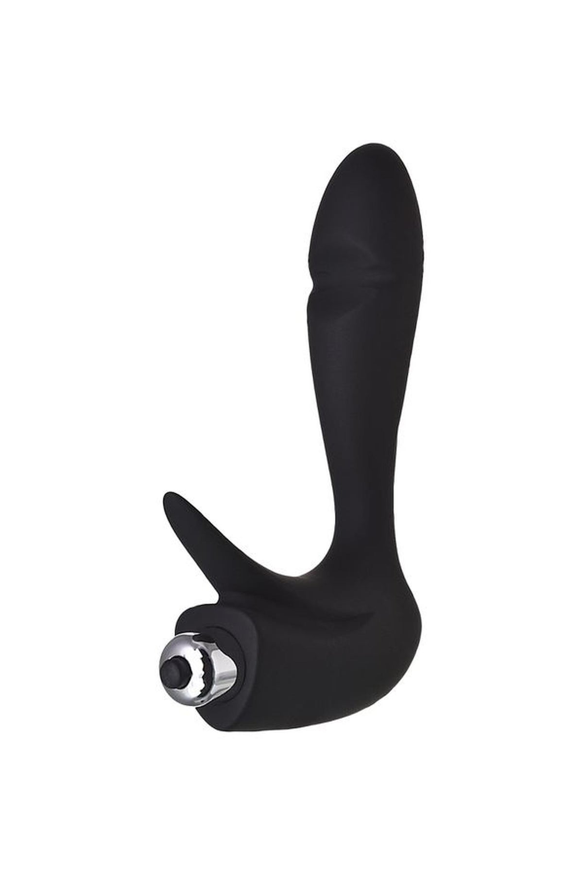 4-Masażer prostaty Erotist silikonowy czarny 14 cm-4