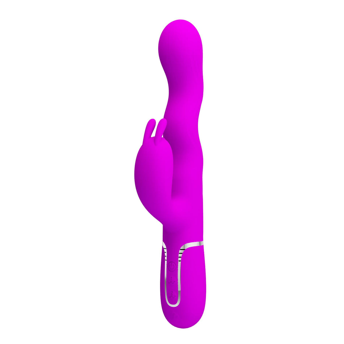 4-Wibrator króliczek falujący Pretty Love Laursen fioletowy USB-4