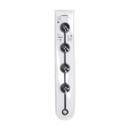 4-Kulki analne silikonowe Levelz XXL 6 cm czarny-4