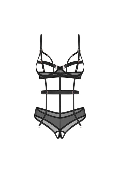 3-Body otwarte Euridia Obsessive czarne XS/S-3