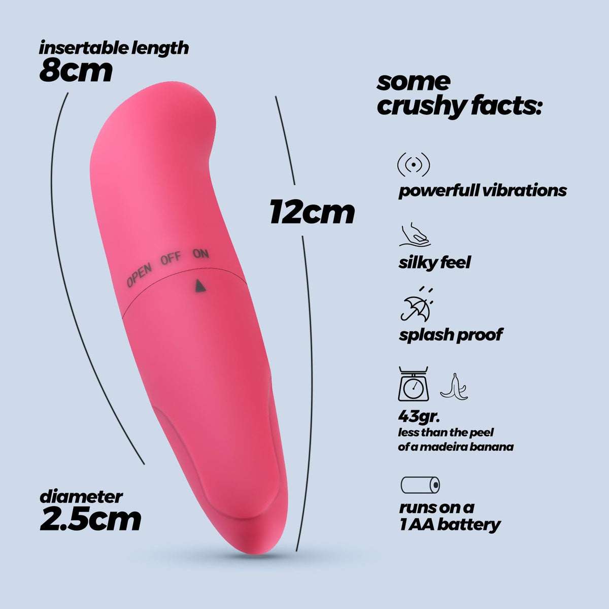 4-Wibrator punktu G Crushious G Finder mini różowy 8 cm-4
