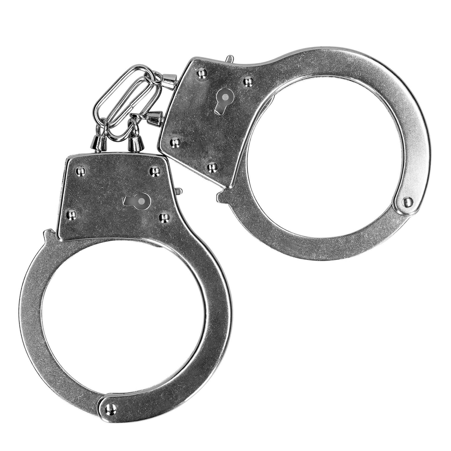 7-Metal Hand Cuffs - Silver-7