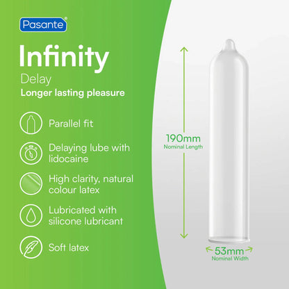 3-Pasante Delay/Infinity Condoms 12 pcs-3