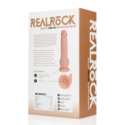 4-Wibrator realistyczny RealRock z jądrami 18 cm cielisty-4