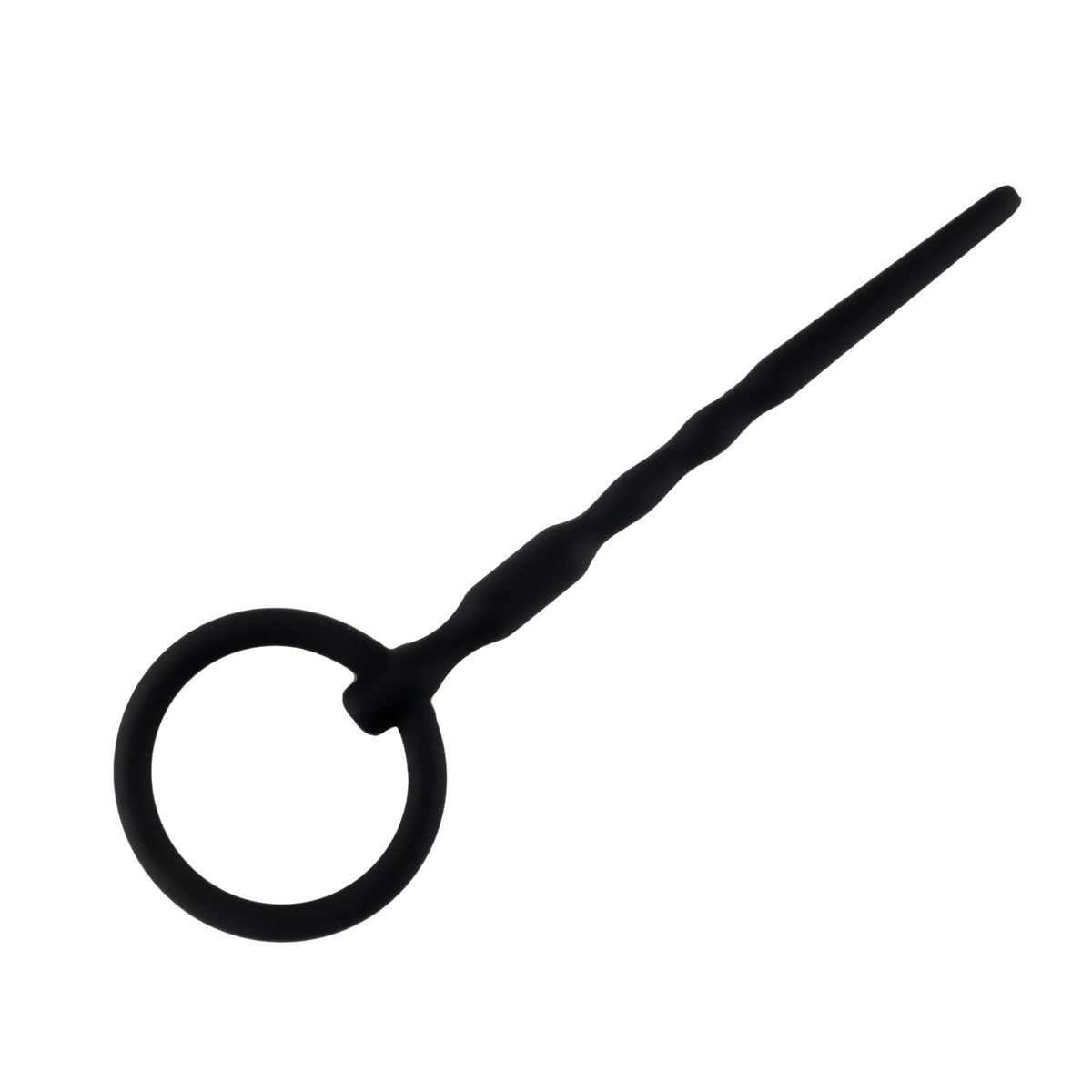3-Silikonowy penis plug z kanałem B Series HeavyFun 13,5 cm-3