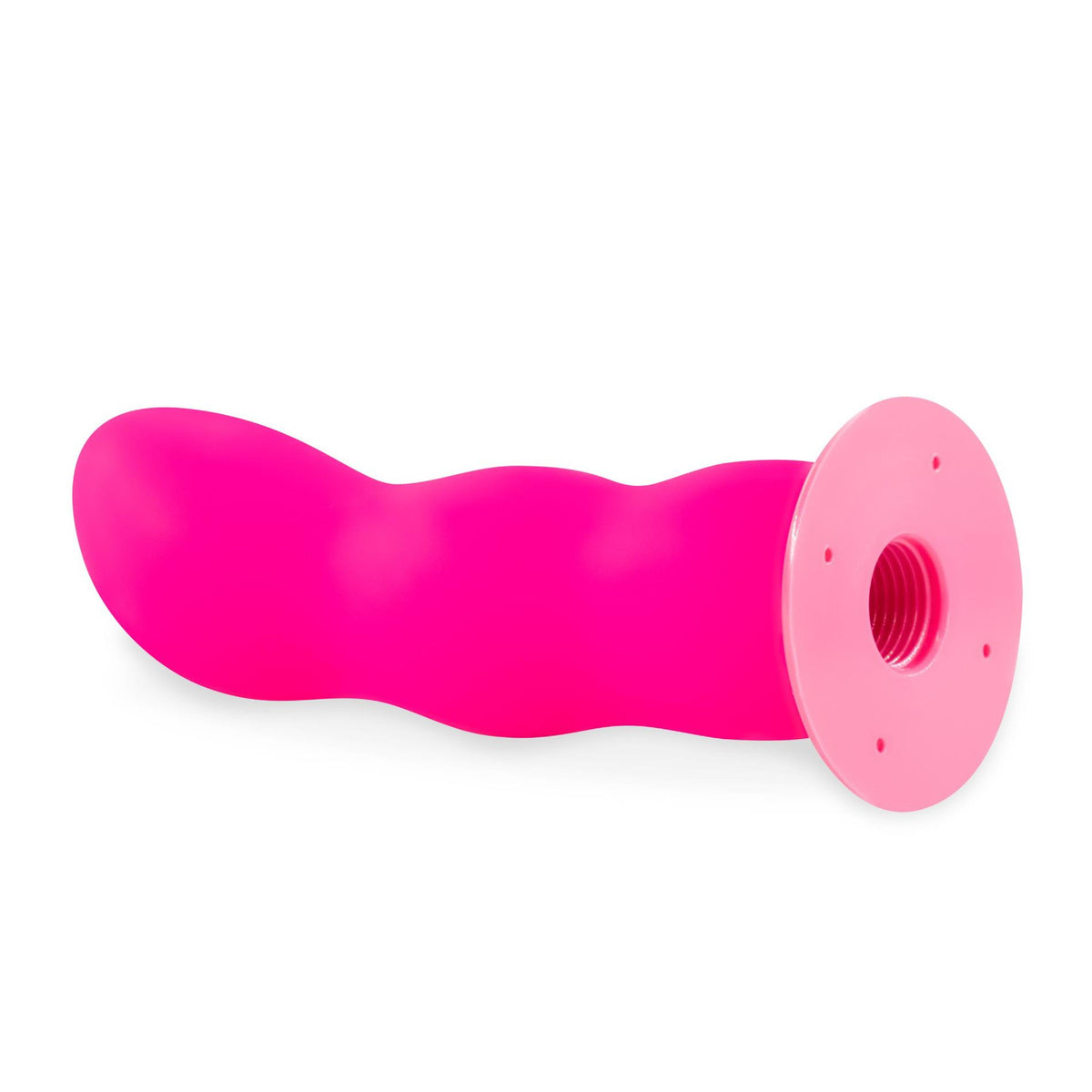 6-Strapon falowany silikonowy Crushious Snapper różowy 12,5 cm-6