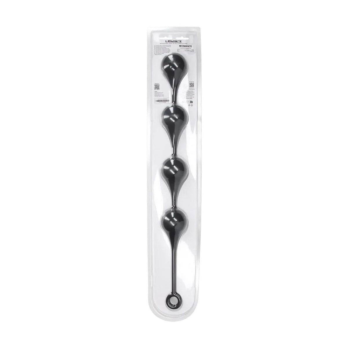 3-Kulki analne silikonowe kropla wody Levelz XXL czarne 57 cm-3