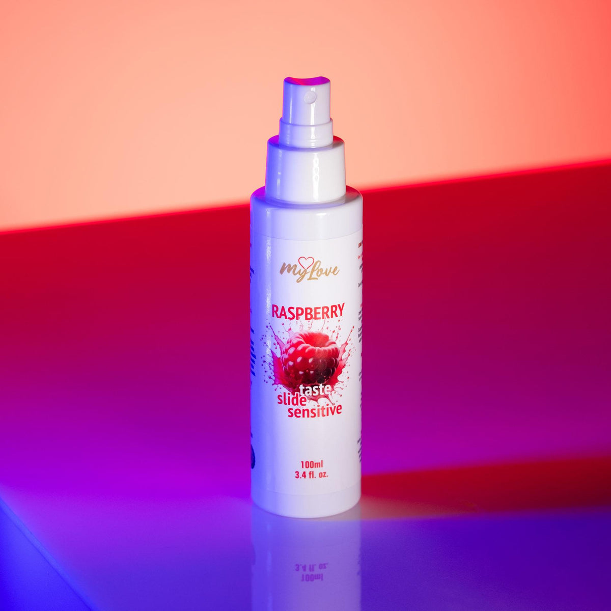 4-Żel intymny smakowy malinowy MyLove Taste Slide Sensitive 100 ml-4