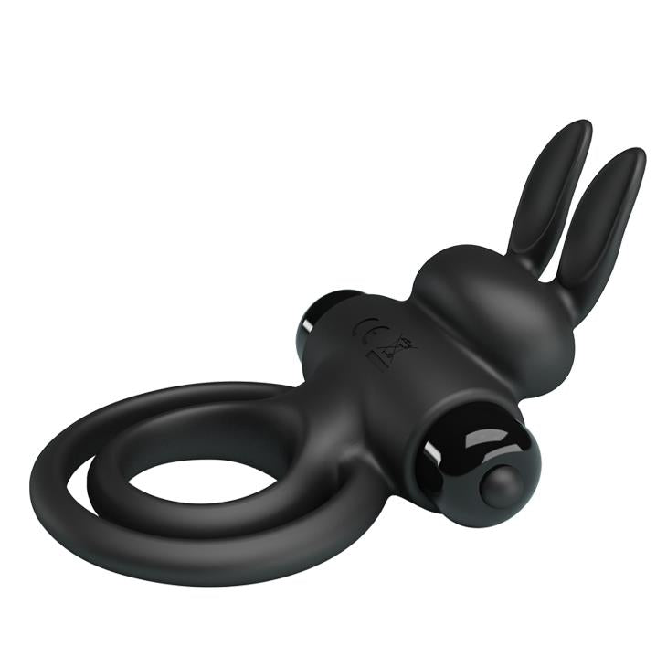 5-Pierścień wibrujący Pretty Love Vibrant Penis Ring III czarny-5