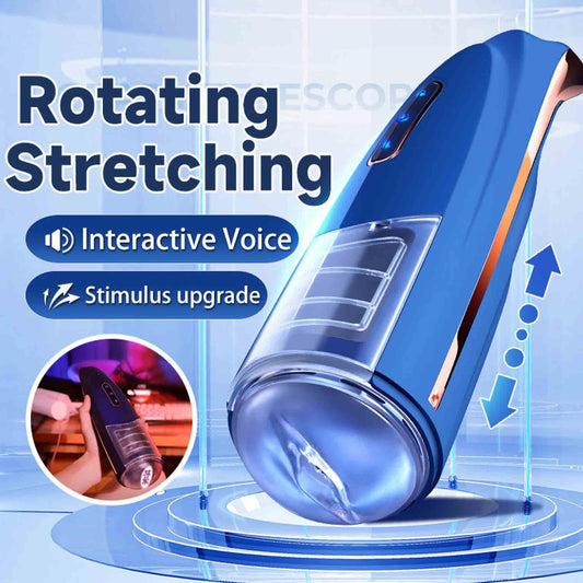2-Masturbator męski Lovesecret Premium Pro 2 33 cm rotacyjny USB wodoodporny-2