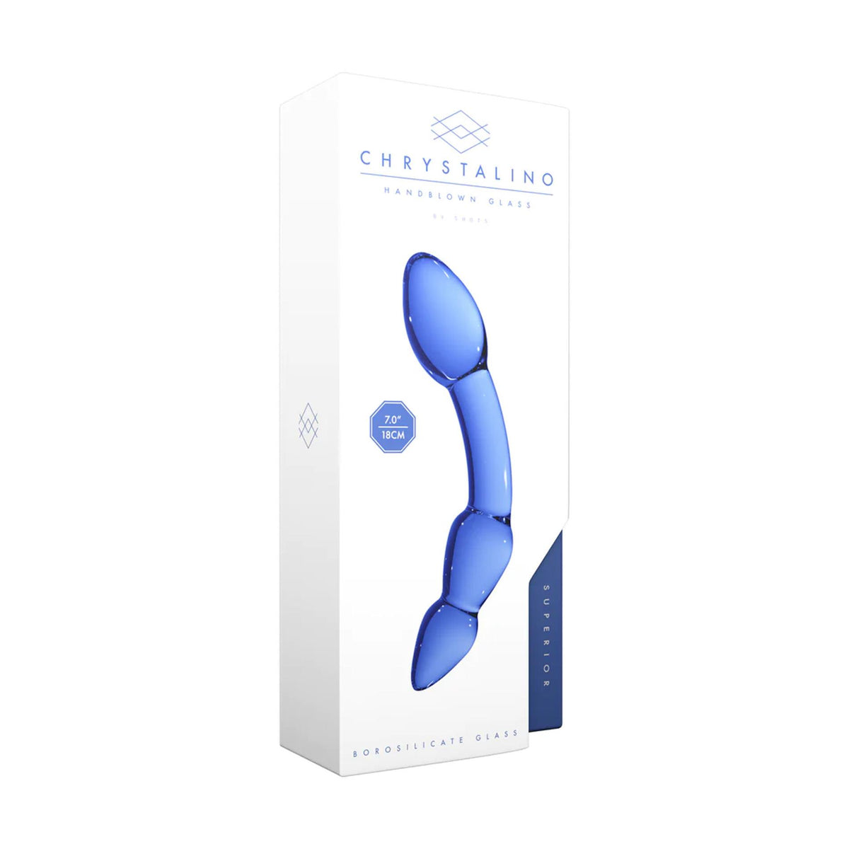 2-Szklane dildo Chrystalino Superior niebieskie 18 cm-2