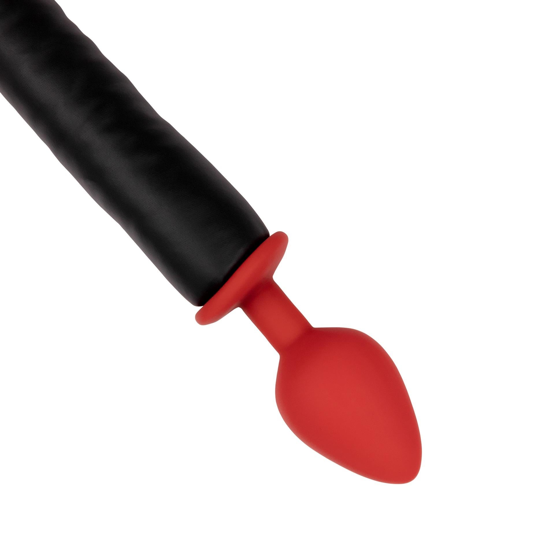 2-Silicone Anal Plug Devil's Tail-2