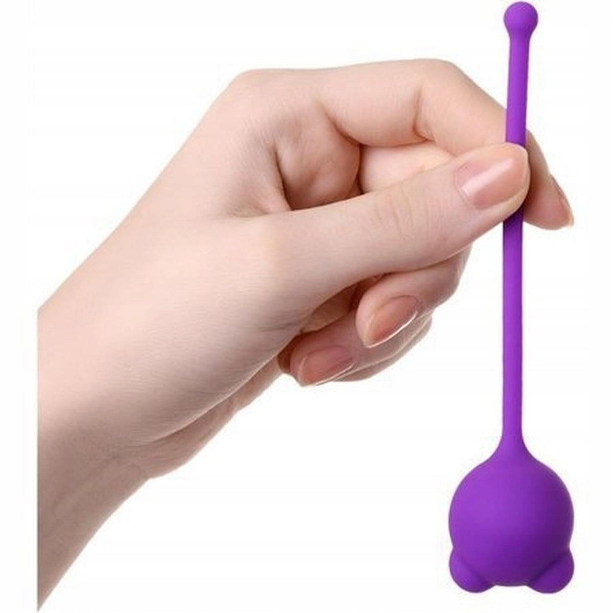 4-Kulki waginalne silikonowe AToys fioletowe 12 cm-4