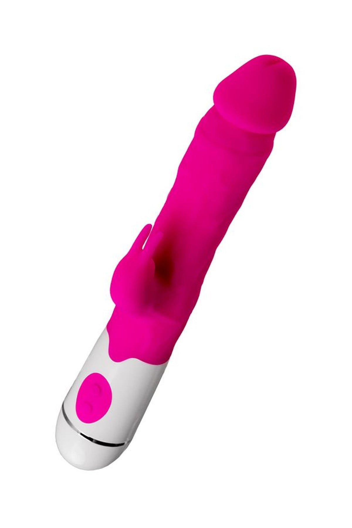 3-Wibrator króliczek Mist A-Toys silikonowy różowy 25 cm-3