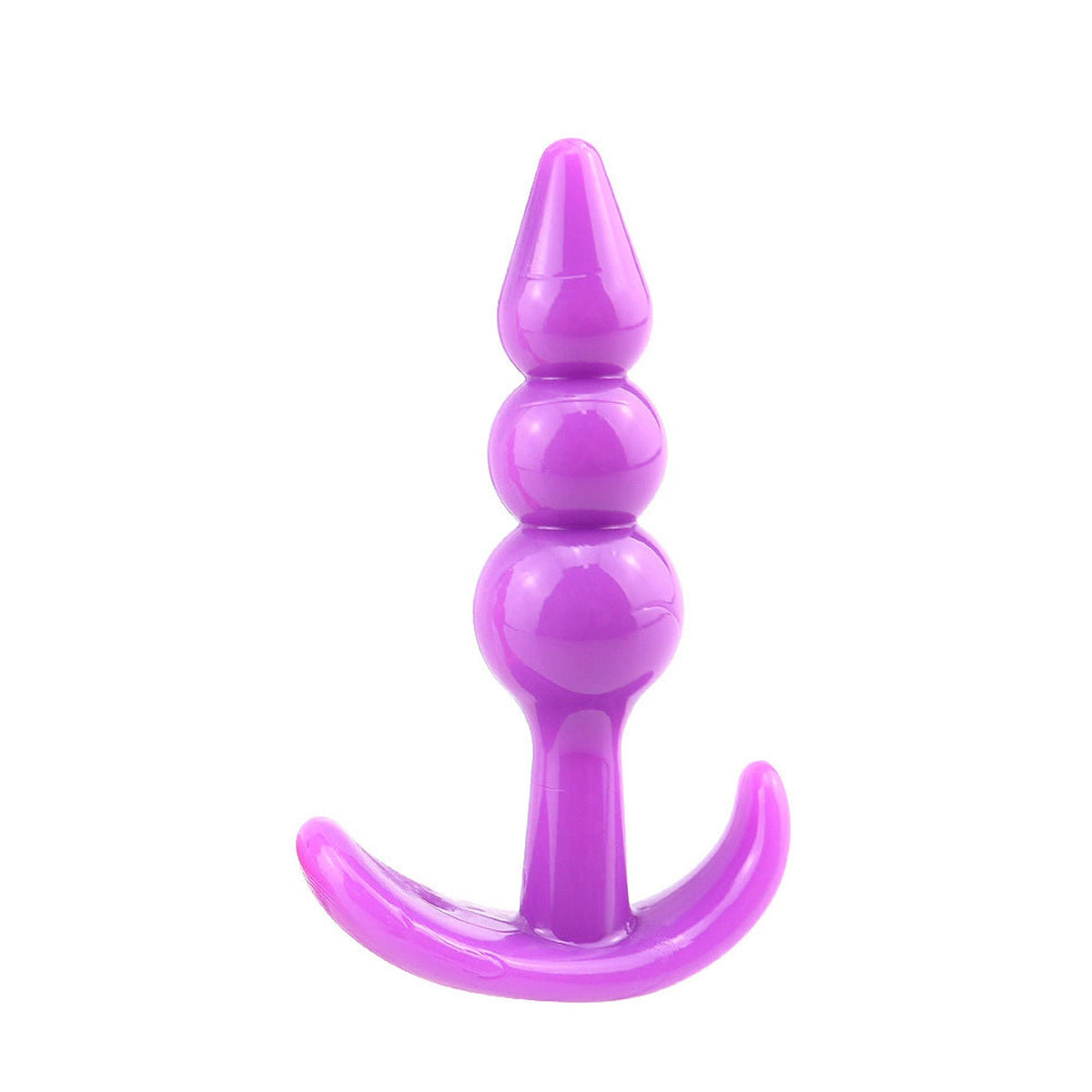 3-Korek analny Lovesecret Sensual T Plug 08 fioletowy 9,3 cm-3