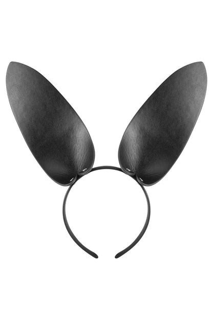 2-Opaska z uszami króliczymi Fetish Tentation imitacja skóry 19 cm-2