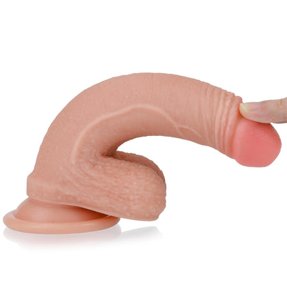 3-7'' Dual layered Platinum Silicone Cock-3