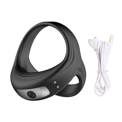 4-Wibrujący pierścień erekcyjny Lovesecret Premium silikonowy wodoodporny USB-4
