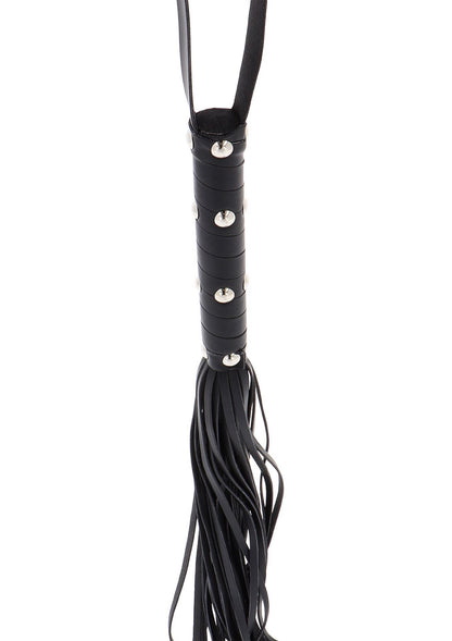 2-Pejcz z ćwiekami Hidden Desire czarny 75 cm-2