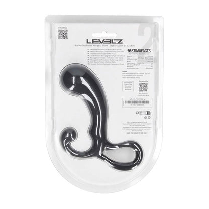 2-Masażer prostaty silikonowy Levelz L czarny 15 cm-2