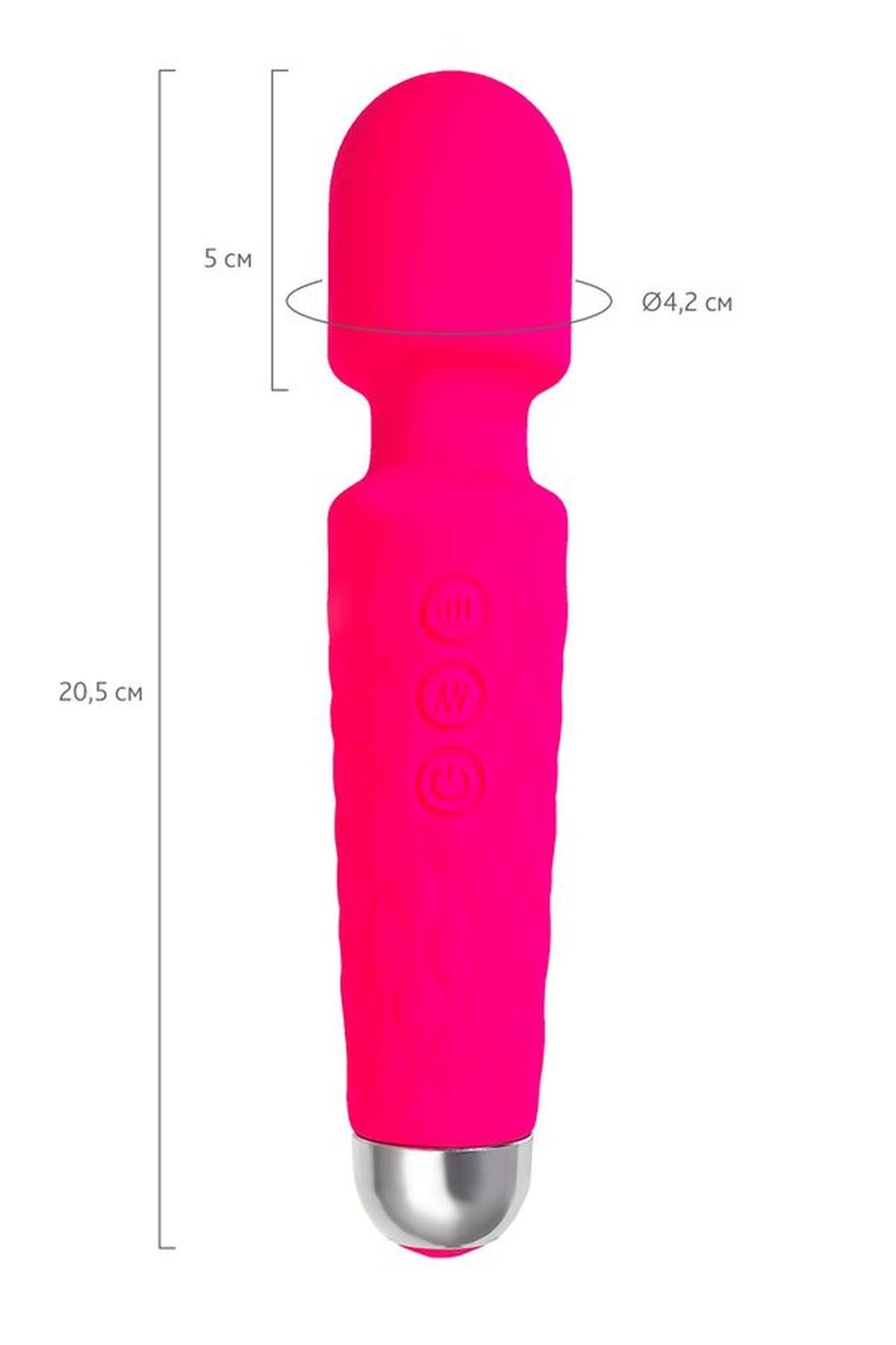 4-Masażer wibrujący Flovetta Peony silikonowy różowy USB 20.5 cm-4