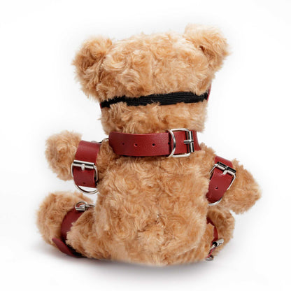 4-Miś bondage Crushito Crushious czerwony 31 cm-4