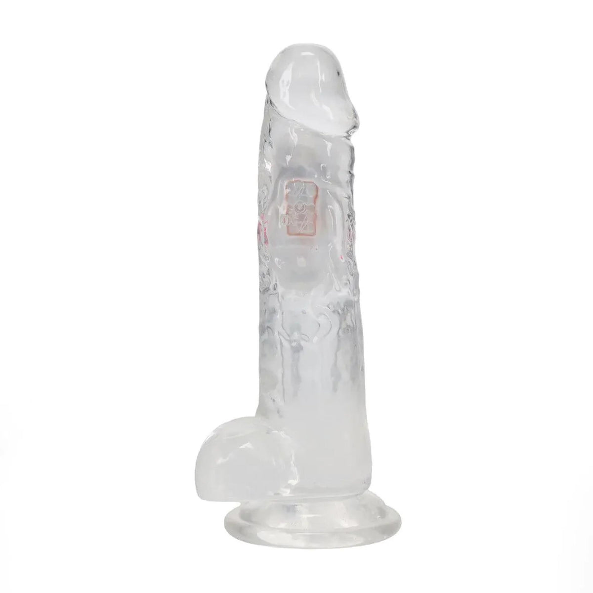 3-Wibrator realistyczny RealRock przezroczysty 22,5 cm-3