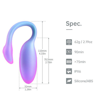1-Wibrator noszony Magic Motion Flamingo Max niebieski z aplikacją-1
