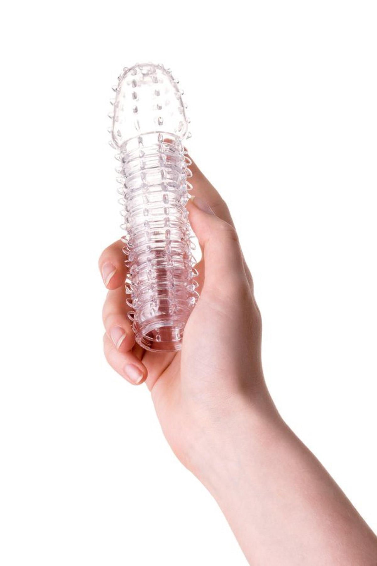 3-Przedłużacz penisa A-Toys przezroczysty 15 cm-3