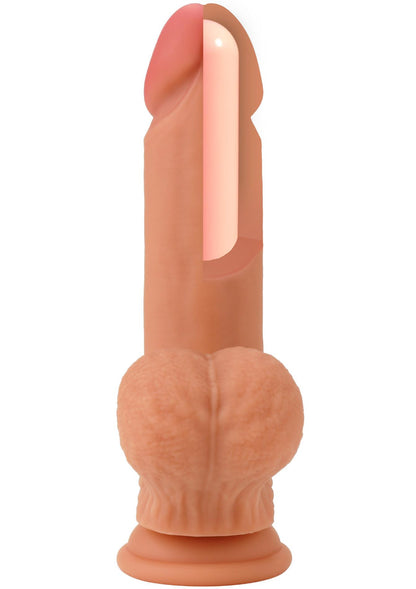 1-Realistyczne dildo silikonowe Hidden Desire 19 cm-1