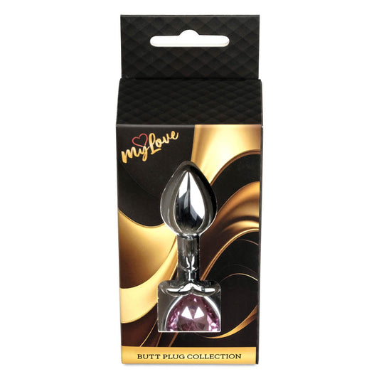 1-Biżuteria analna srebrne serce MyLove Toys 7 cm-1