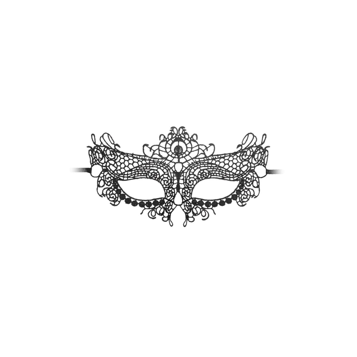1-Maska koronkowa Queen Ouch 23cm-1