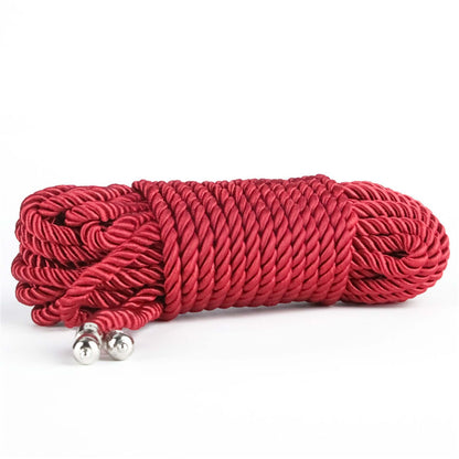 2-Rebellion Reign Crimson Silky Bondage Rope-2