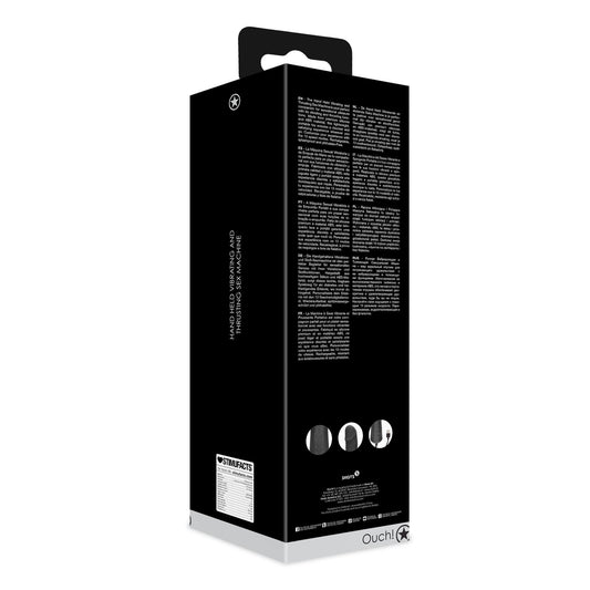 2-Hand Held Vibrating and Thrusting Sex Machine - Black-2