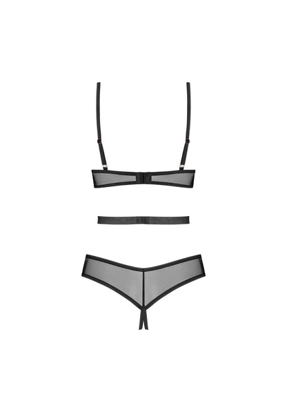4-Body otwarte Euridia Obsessive czarne XS/S-4