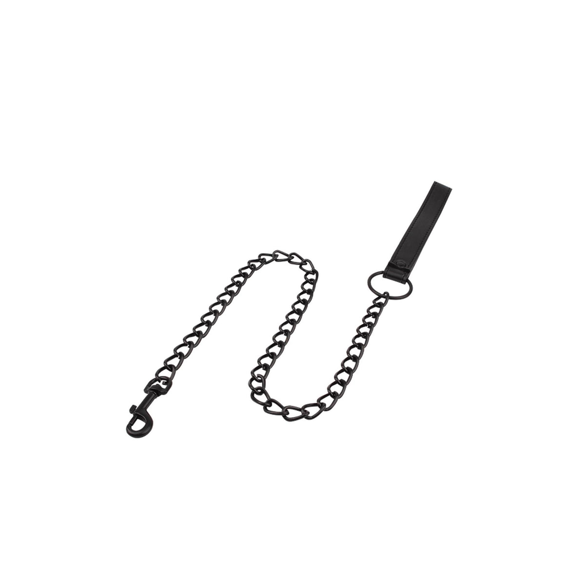 4-Smycz BDSM z łańcuchem metalowym Fierce Euphoria 80 cm-4