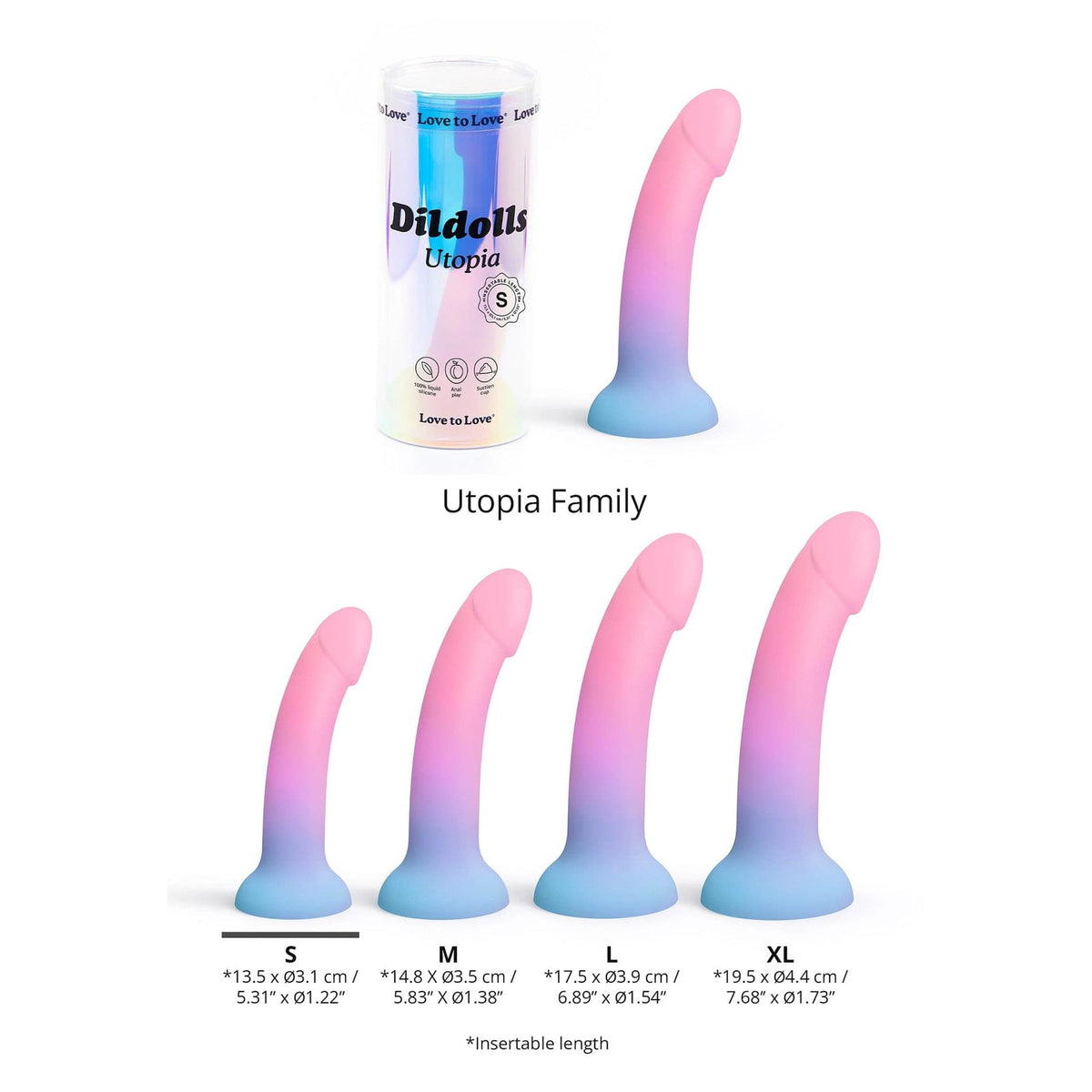 2-Dildo realistyczne silikonowe Love to Love Dildolls Utopia S 15 cm-2