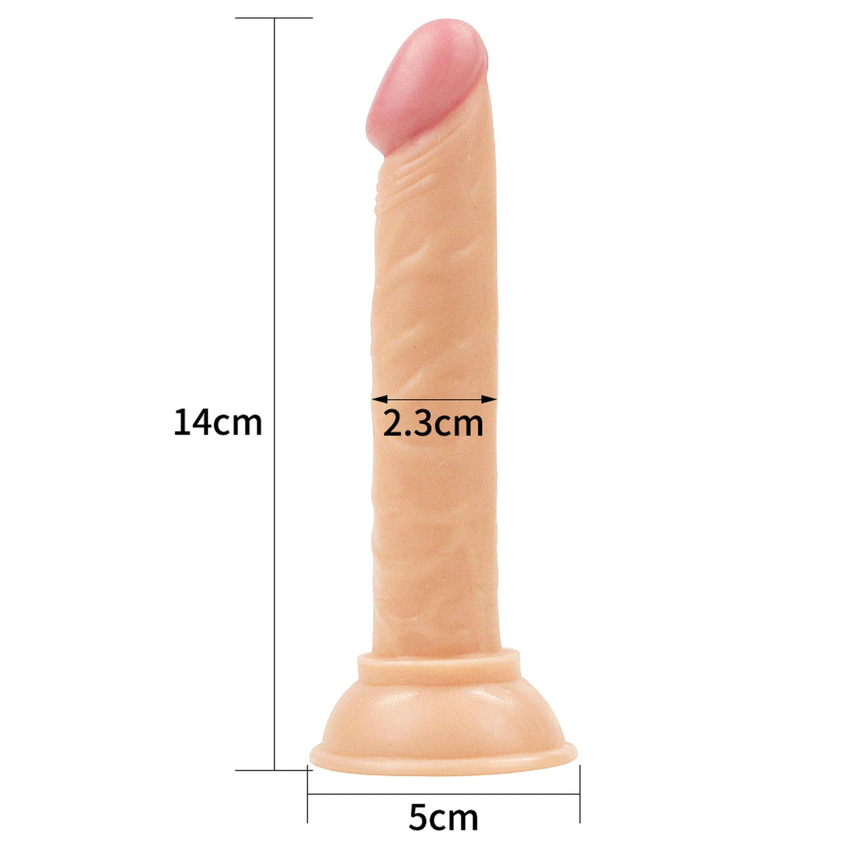 5-5"" Enduro Blaster Realistic Dong Flesh-5