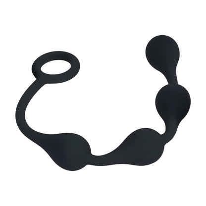 4-Kulki analne silikonowe Levelz Waterdrop S czarny-4