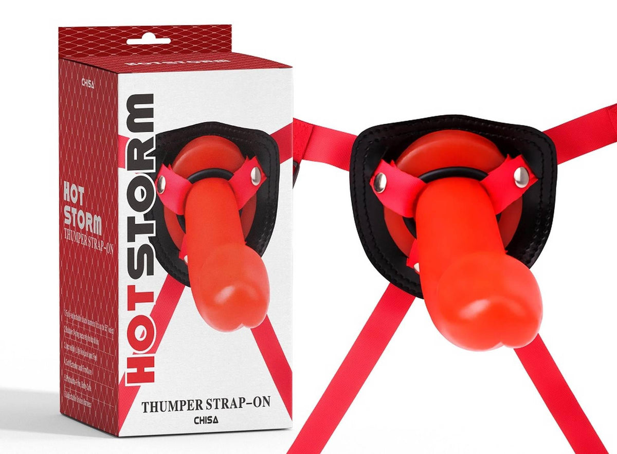 4-Strapon regulowany Thumper Hot Storm-4